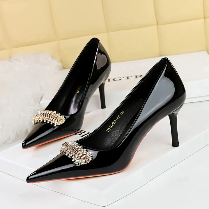 GOSO Slim Heel High Heels 7CM Women's-1