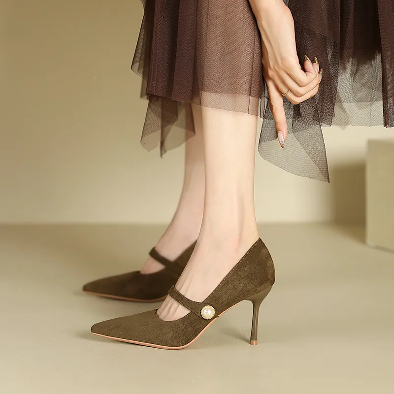 GOSO Slim Heel High Heels Women's-3