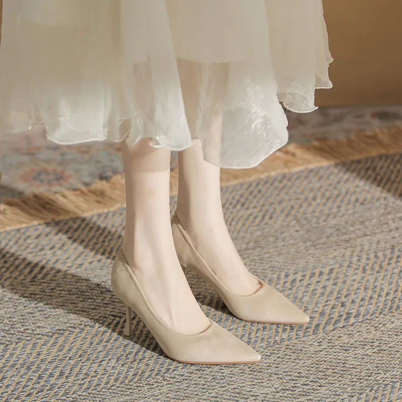 GOSO High Heels 6CM Women's Nude-2