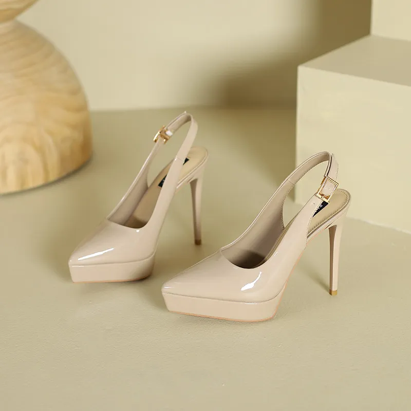 GOSO Slim Heel High Heels 12CM Women's-13