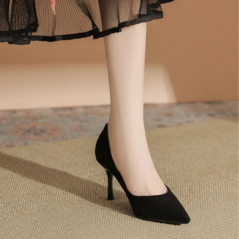 GOSO Slim Heel High Heels 5.5CM Women's-4