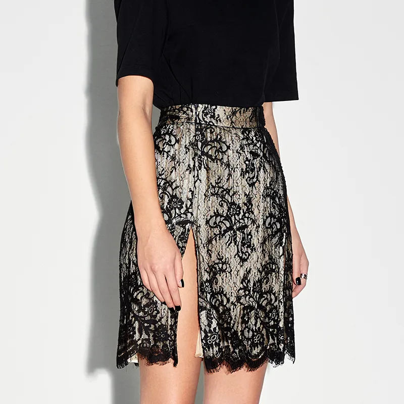 AS DALIO Casual Short Skirts Women's Black-1