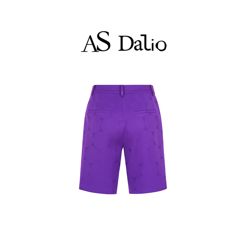 AS DALIO Casual Shorts Women's Purple-4