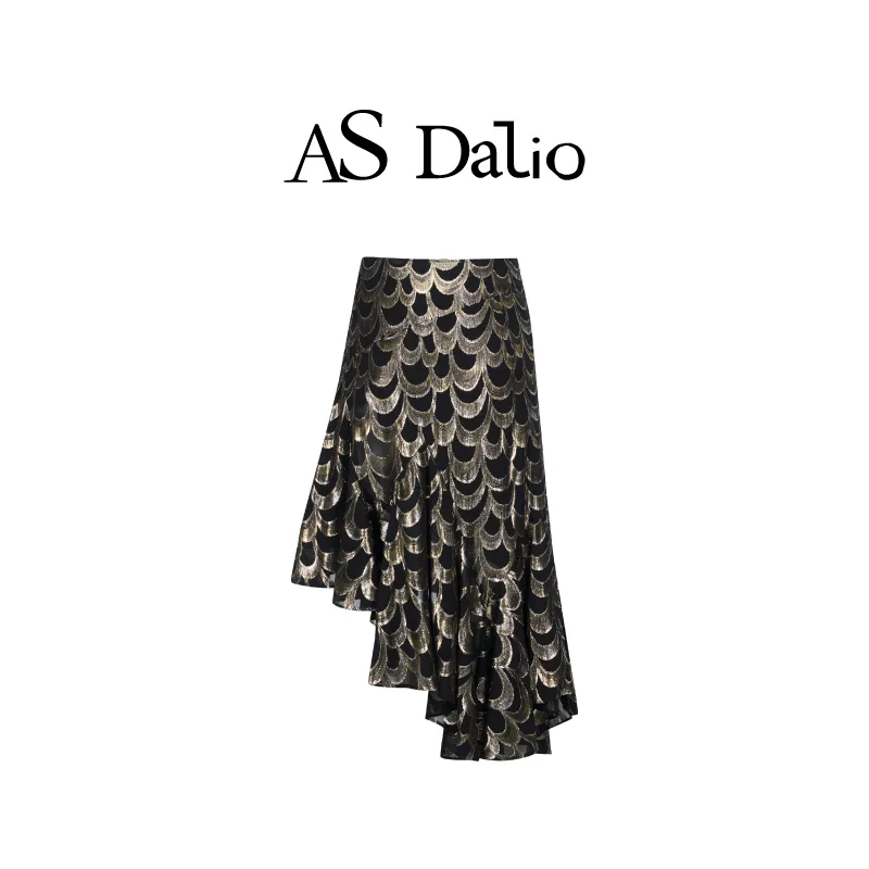 AS DALIO Casual Short Skirts Women's Black-4