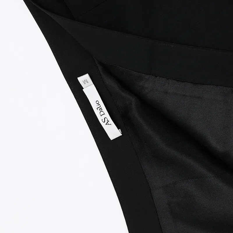 AS DALIO Casual Long Skirt Women's Black-3
