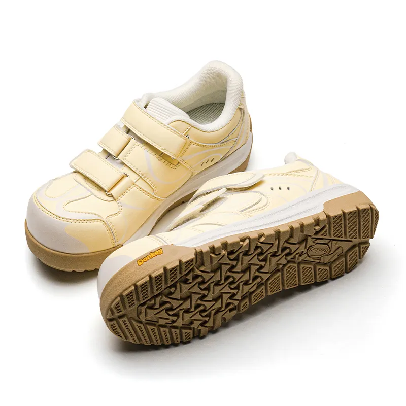 Mule Donkey Lightweight And Breathable Low Top Skateboard Shoes Unisex Light Yellow Box Included-6