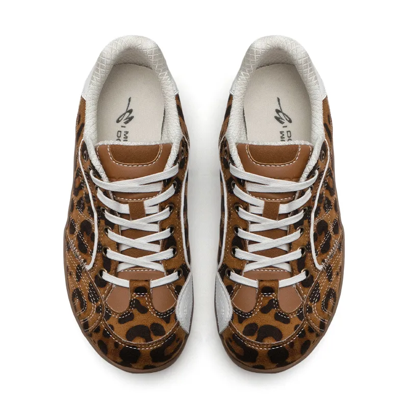 Mule Donkey Low-Top Casual Shoes Unisex Leopard Print-5