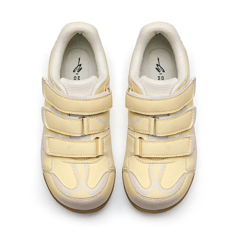 Mule Donkey Lightweight And Breathable Low Top Skateboard Shoes Unisex Light Yellow Box Included-4