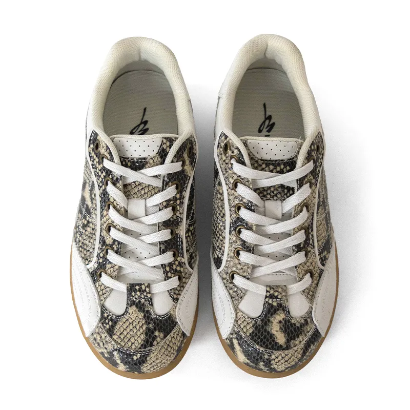Mule Donkey Low Top Casual Shoes Unisex Snake Skin Print-4