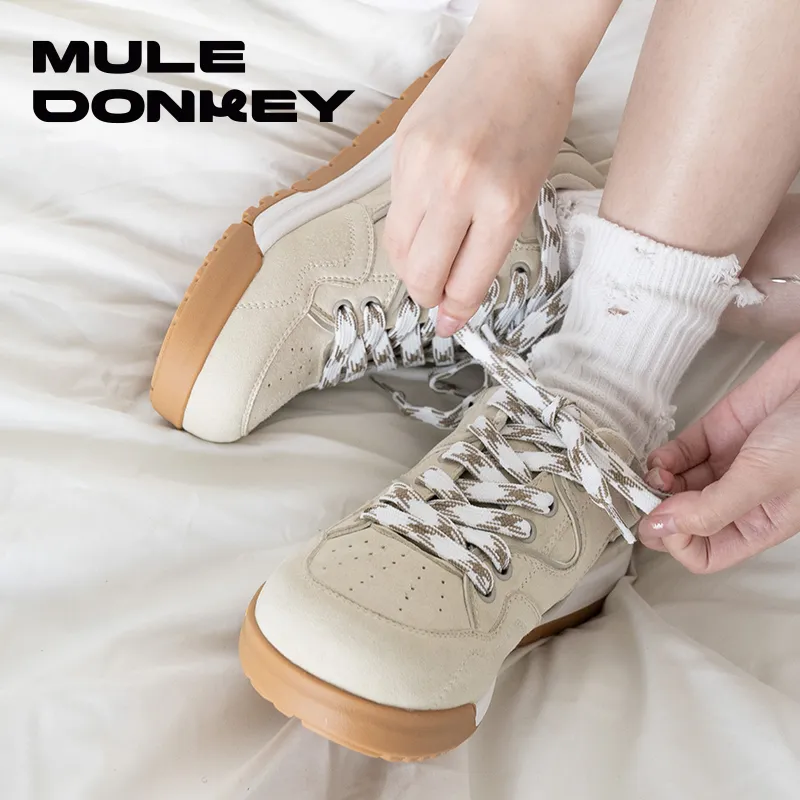 Mule Donkey Anti-Slip And Wear-Resistant Height Increasing Low-Top Skateboard Shoes Unisex Gift Box Set-7