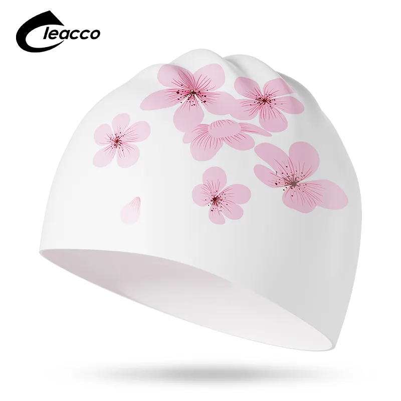 LEACCO Swimming Caps Swim Women's-5