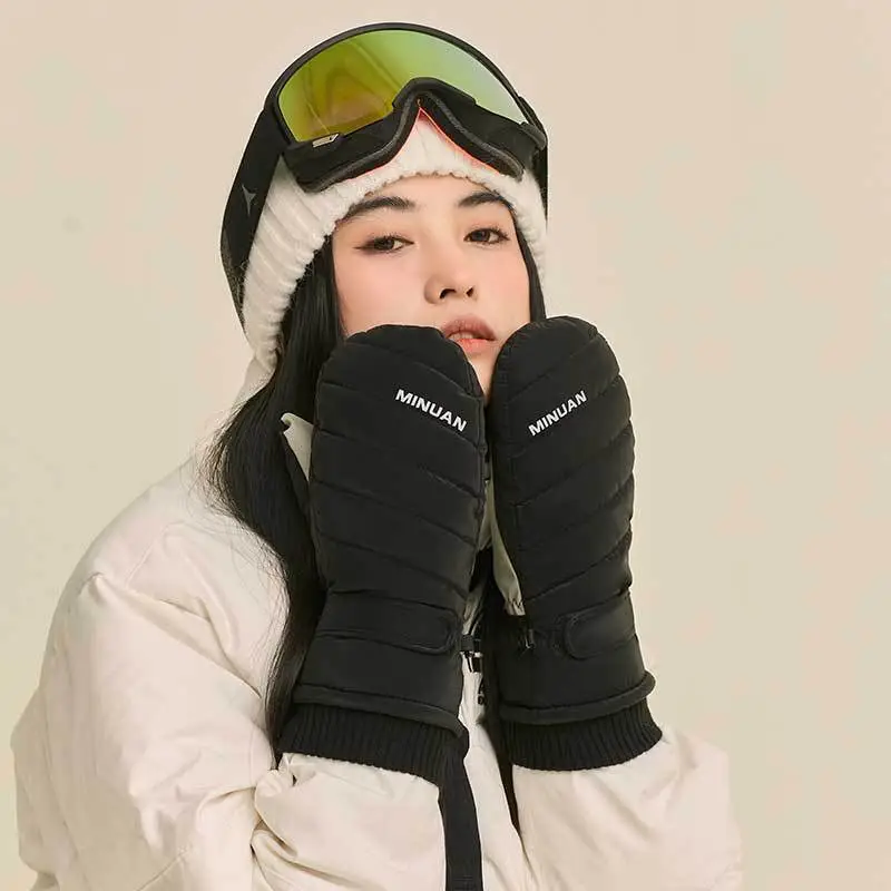 LEACCO Ski Gloves Warm And Cold Resistant Outdoor Mittens Unisex-1