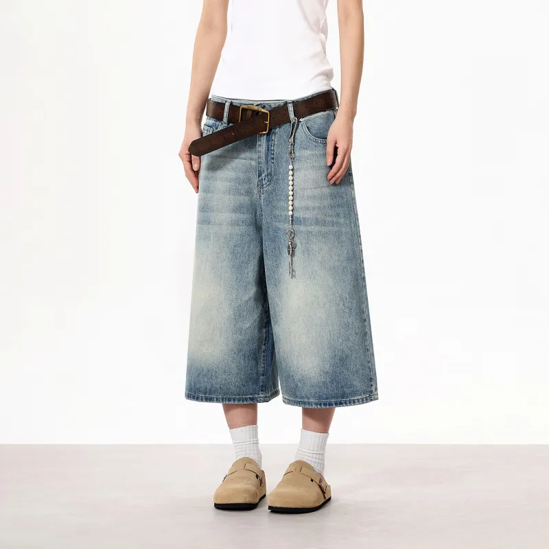 YearnObtainRainbow Denim Shorts Unisex-4
