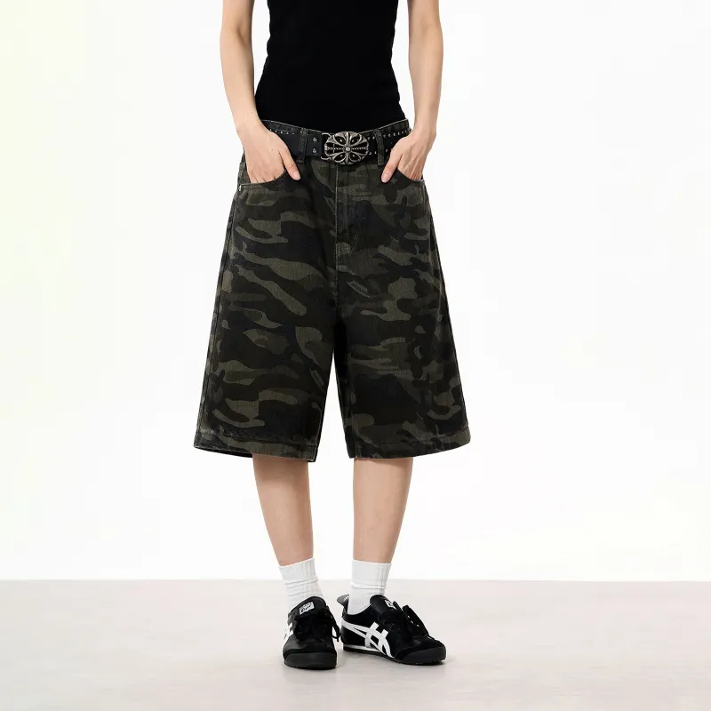 YearnObtainRainbow Denim Shorts Unisex-4