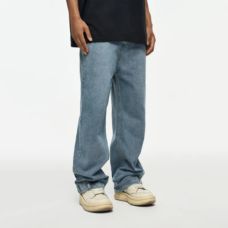 YearnObtainRainbow Jeans Unisex Blue-2