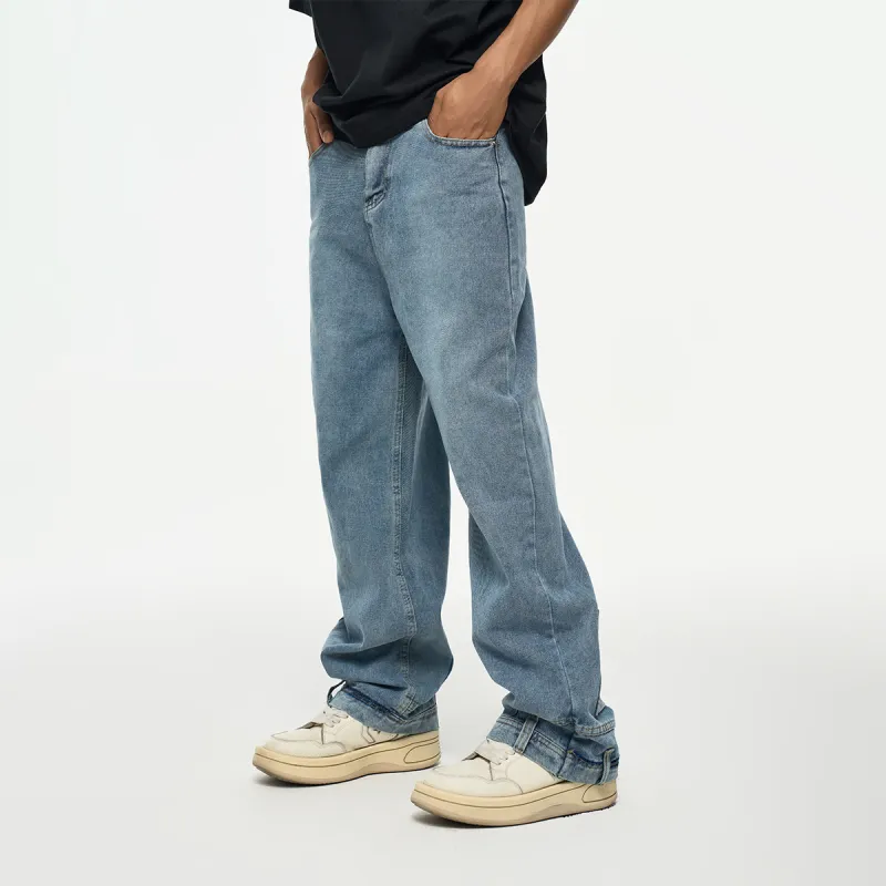 YearnObtainRainbow Jeans Unisex Blue-5