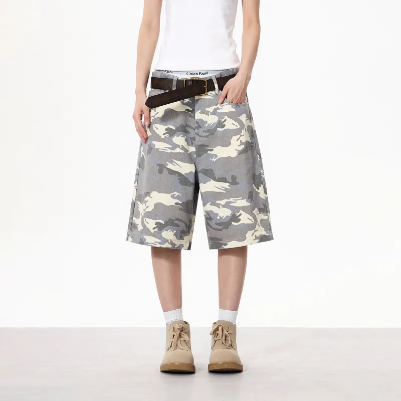 YearnObtainRainbow Denim Shorts Unisex-3