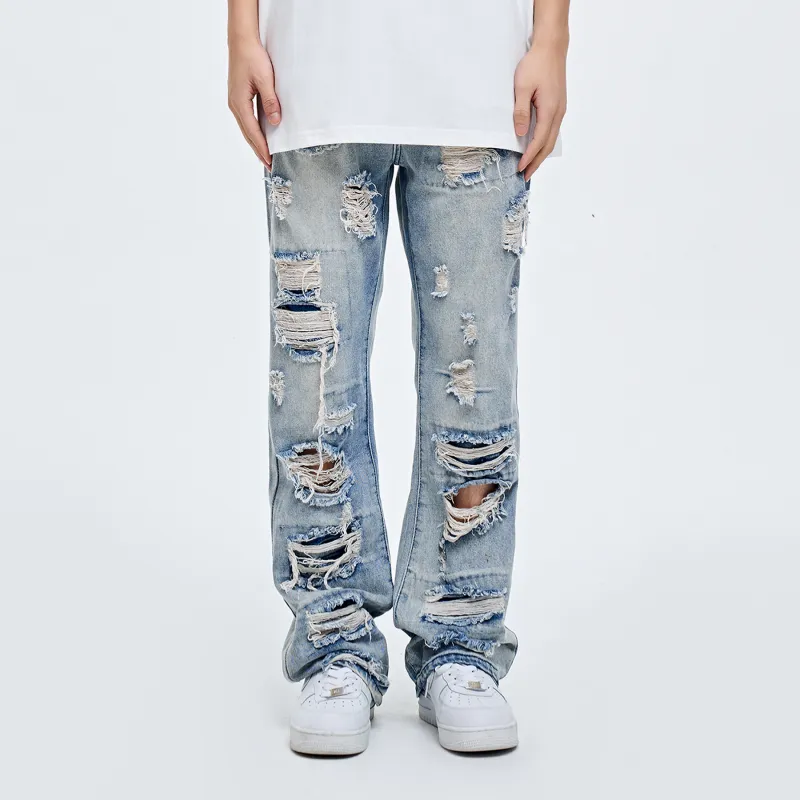 YearnObtainRainbow Jeans Unisex Light Blue-8