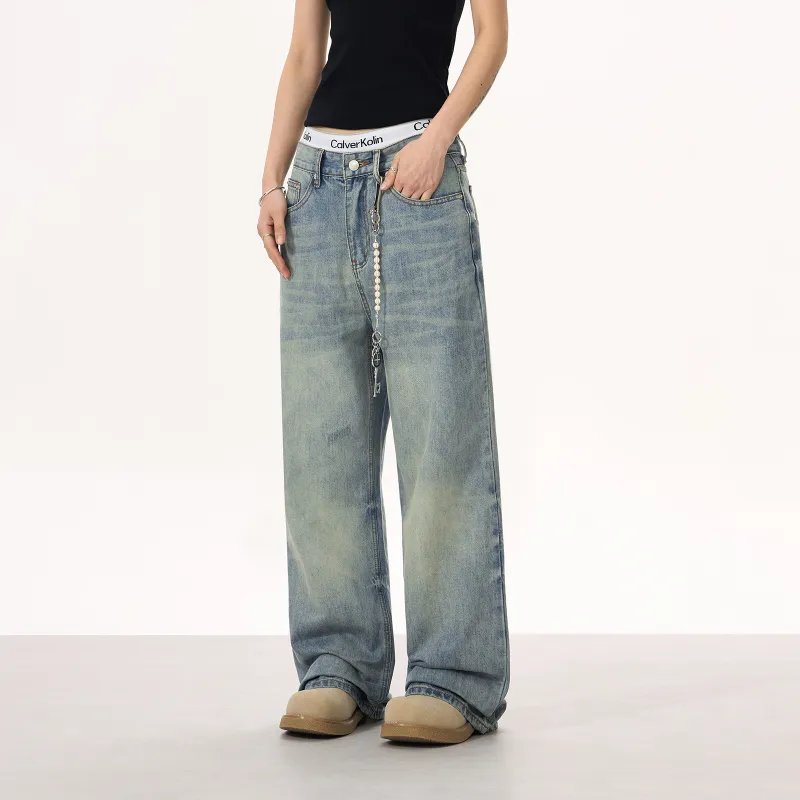 YearnObtainRainbow Jeans Unisex Nostalgic Blue-4