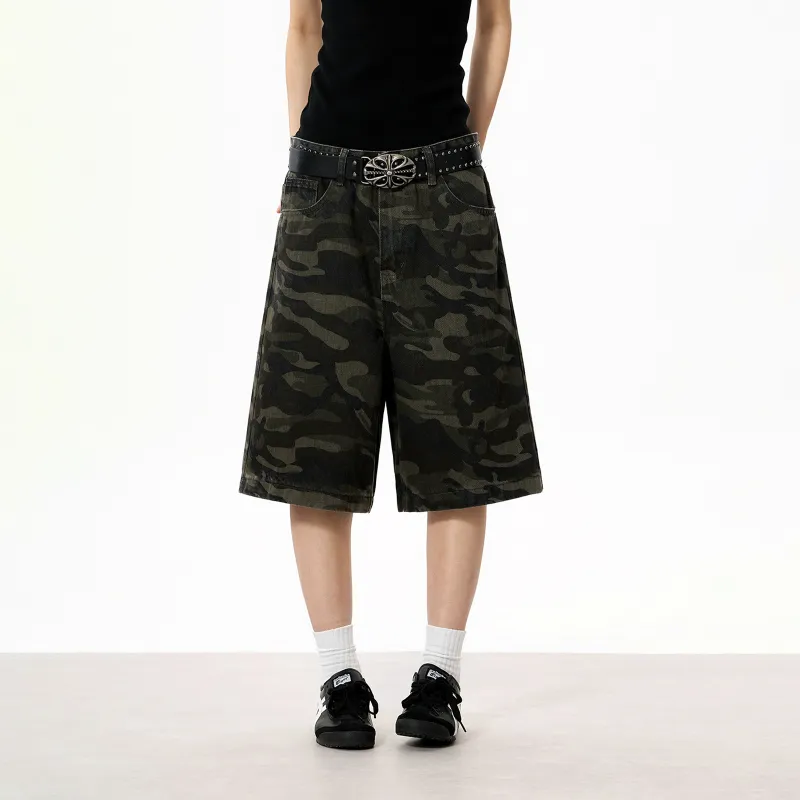 YearnObtainRainbow Denim Shorts Unisex-6