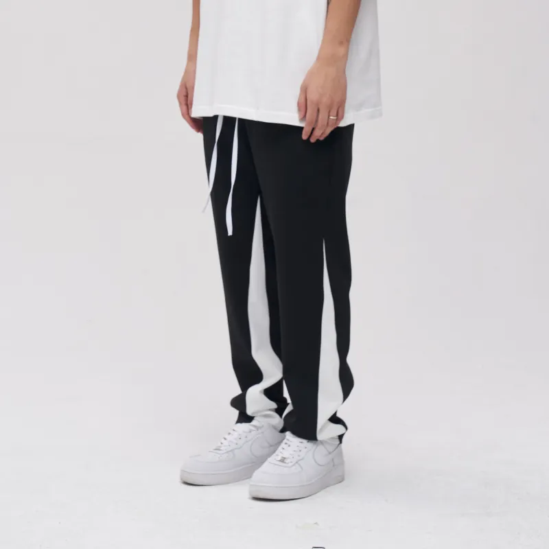 YearnObtainRainbow Casual Pants Unisex Black-1