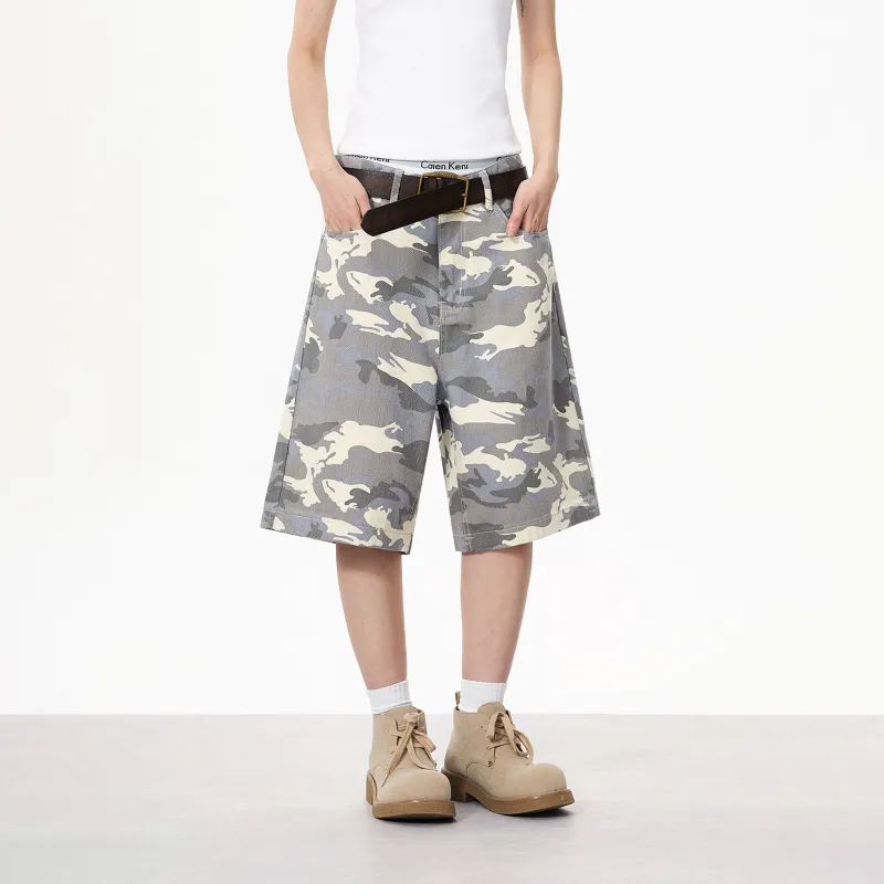 YearnObtainRainbow Denim Shorts Unisex-4