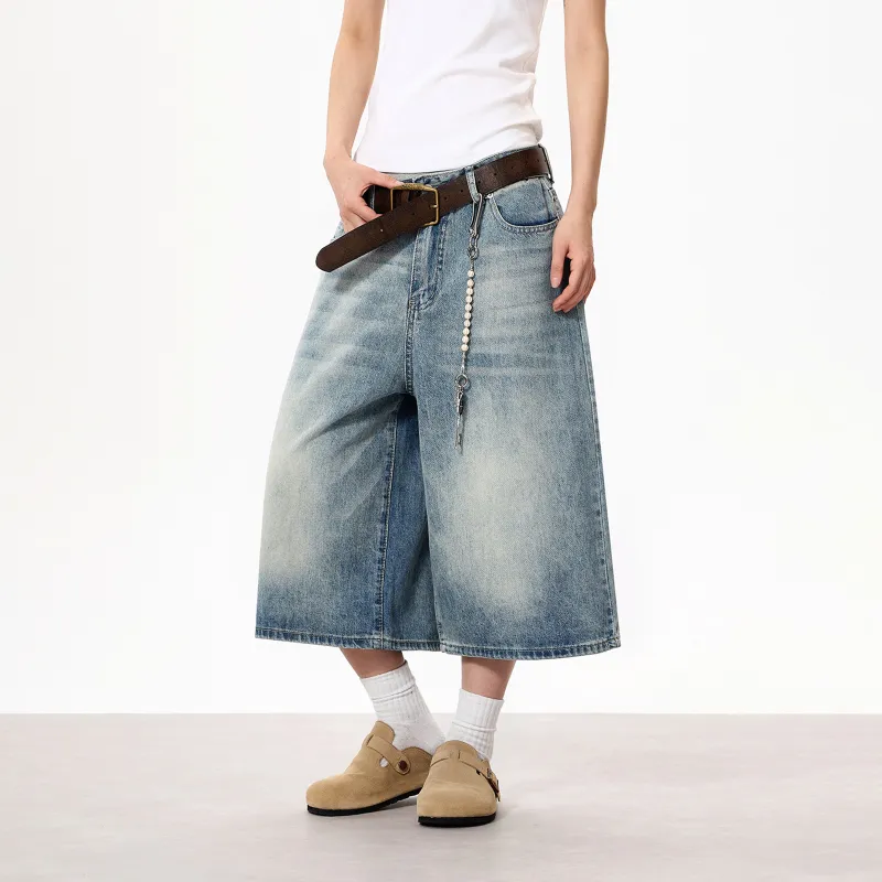 YearnObtainRainbow Denim Shorts Unisex-2