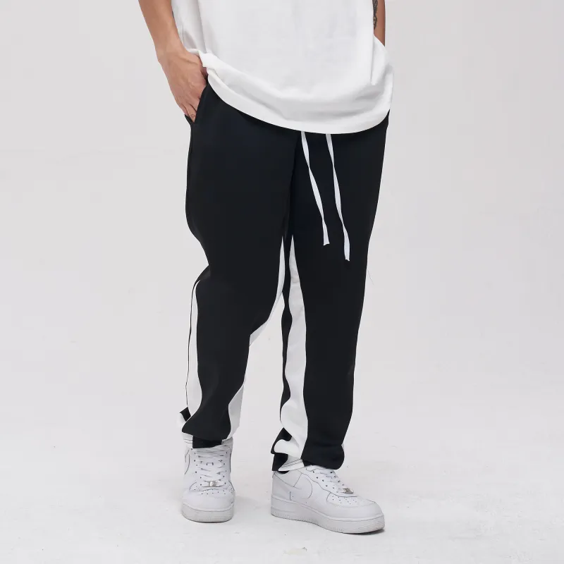 YearnObtainRainbow Casual Pants Unisex Black-3