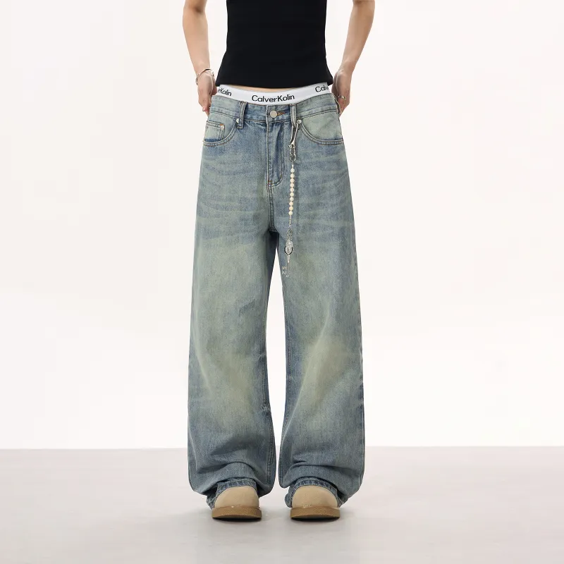 YearnObtainRainbow Jeans Unisex Nostalgic Blue-7