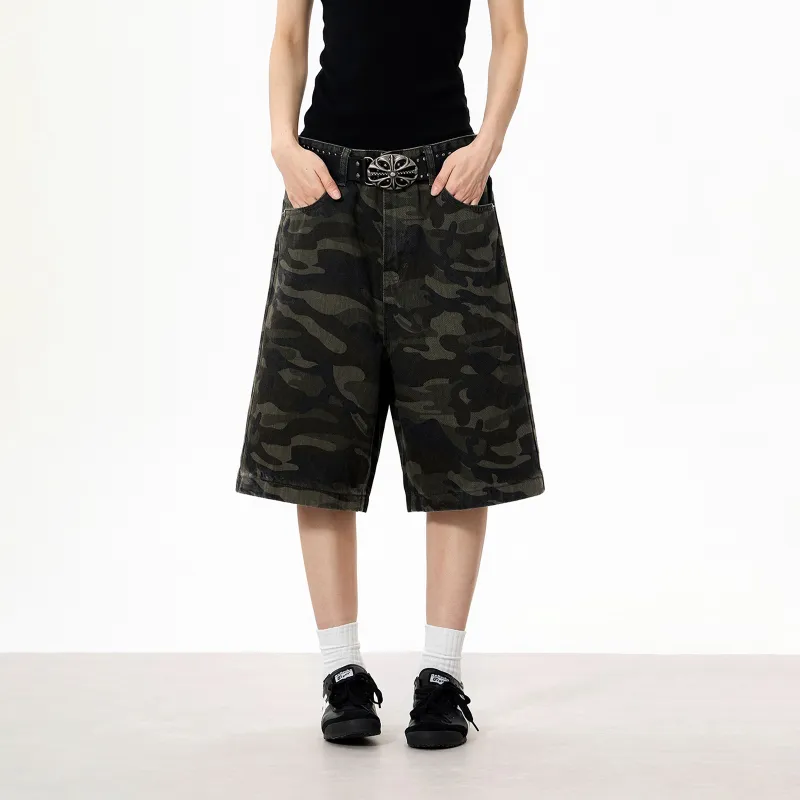 YearnObtainRainbow Denim Shorts Unisex-2