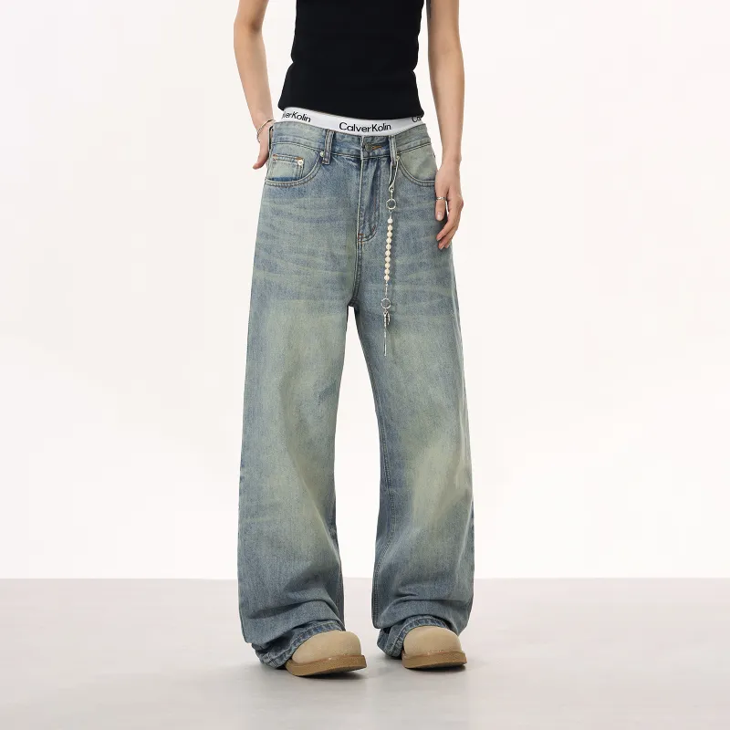 YearnObtainRainbow Jeans Unisex Nostalgic Blue-5