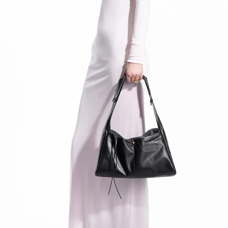 GROTTO Calfskin Tote Bag, Shopping Bag, Shoulder Bag Unisex Multicolor-4