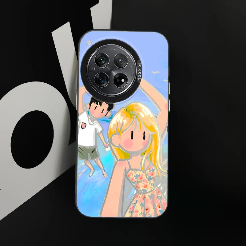 YIYOUJIA Matte Material Girl Heart Phone Case Compatible With OnePlus 12/11/Ace3/Ace2/Ace3V Case OnePlus Ace2 Pro/1+12-4