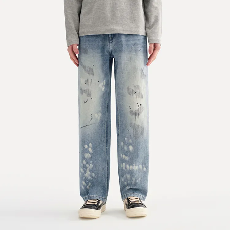 REDCHARCOAL Jeans Men Blue-3