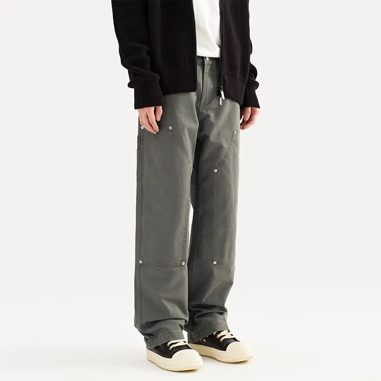 REDCHARCOAL Casual Pants Men's Gray-3