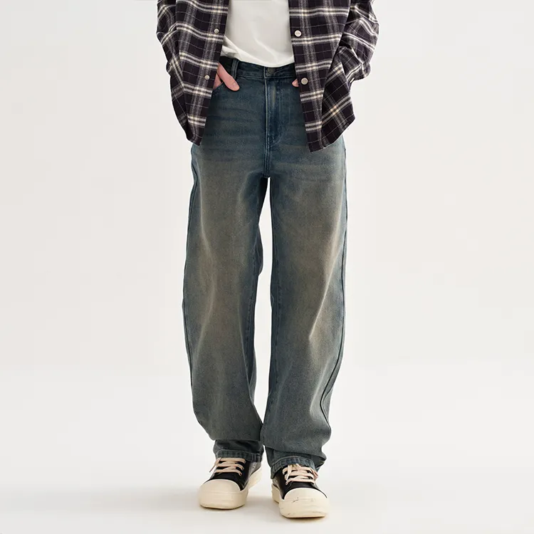 REDCHARCOAL Jeans Men Blue-2