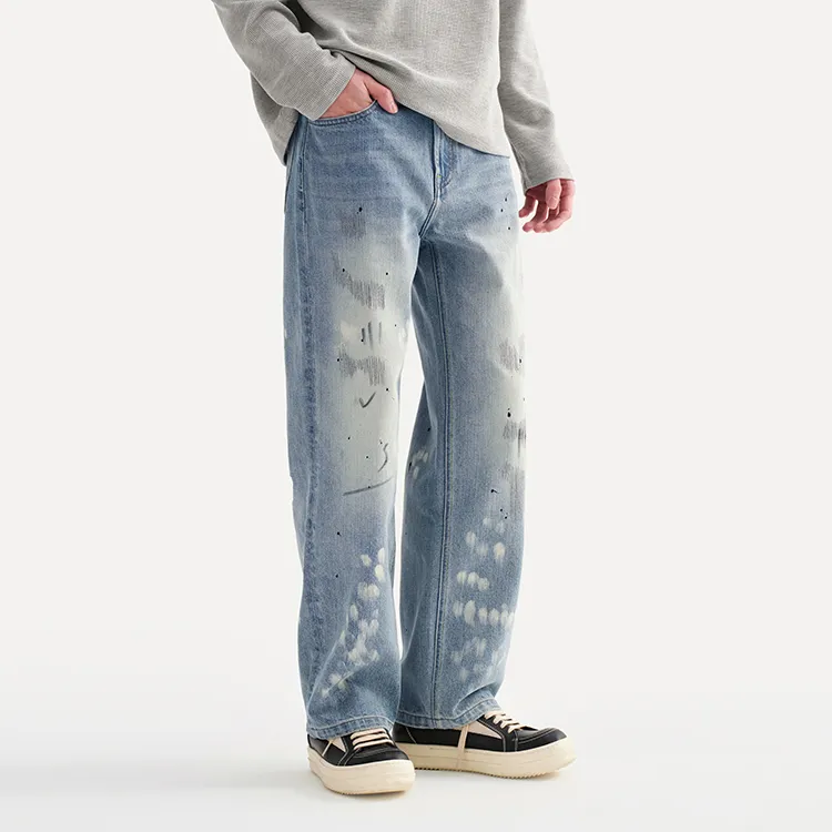 REDCHARCOAL Jeans Men Blue-2