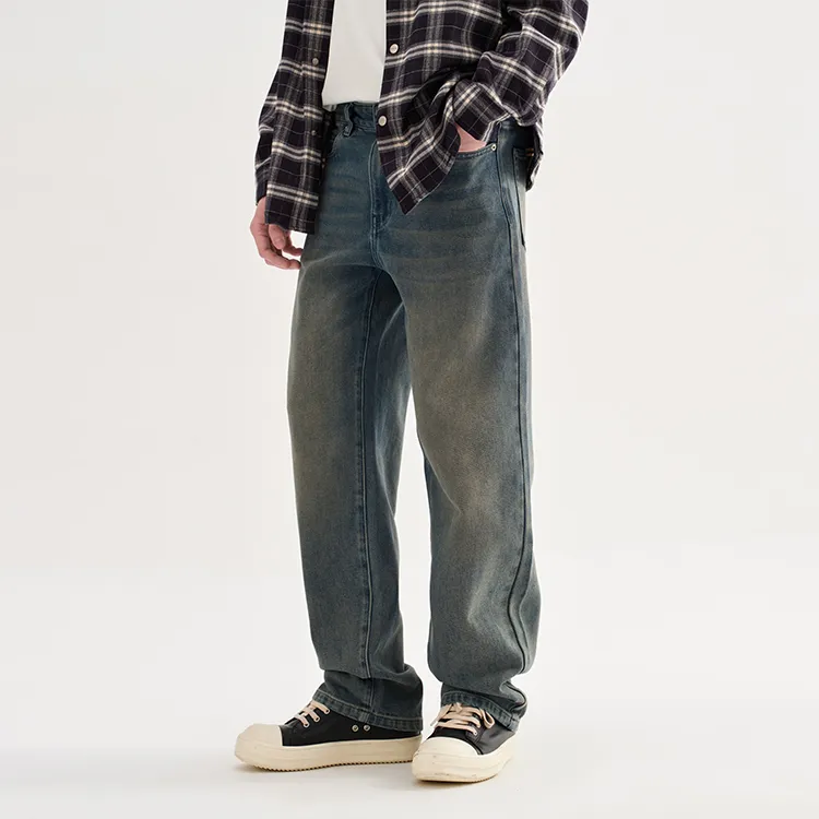 REDCHARCOAL Jeans Men Blue-4