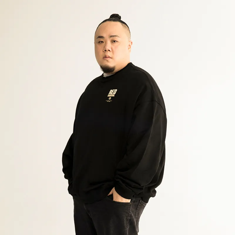 REDCHARCOAL Sweatshirt Unisex Black-4