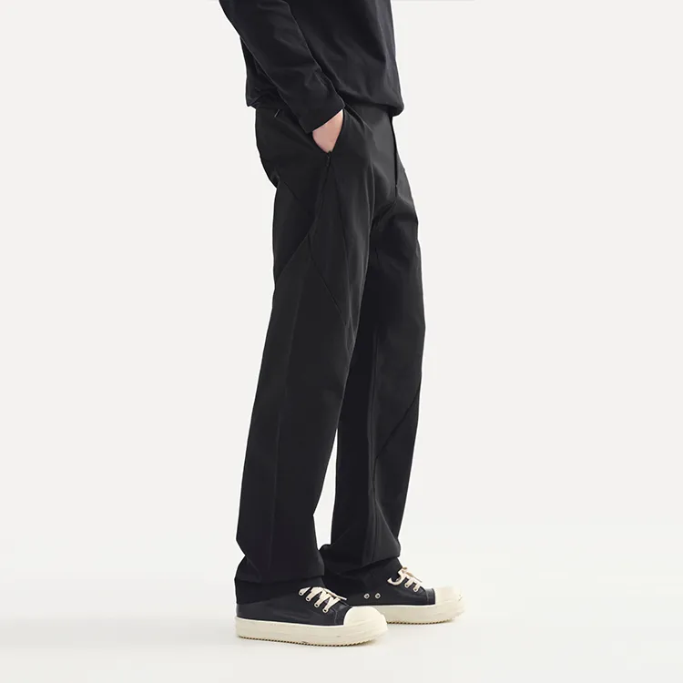 REDCHARCOAL Suit Trouser Men's Black-3