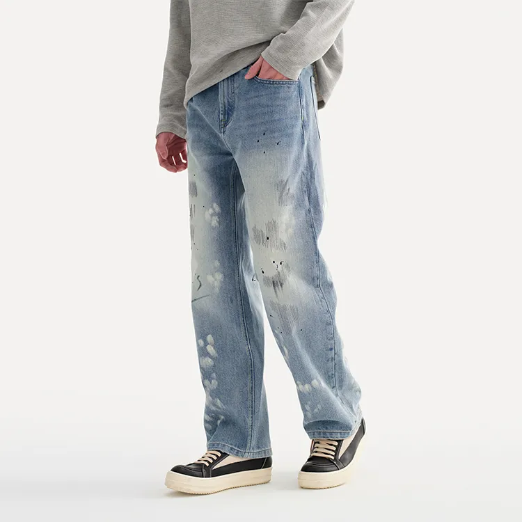 REDCHARCOAL Jeans Men Blue-4