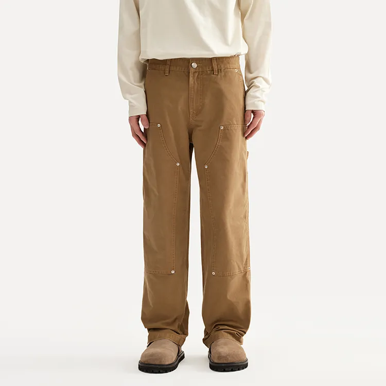 REDCHARCOAL Casual Pants Men's Khaki-2