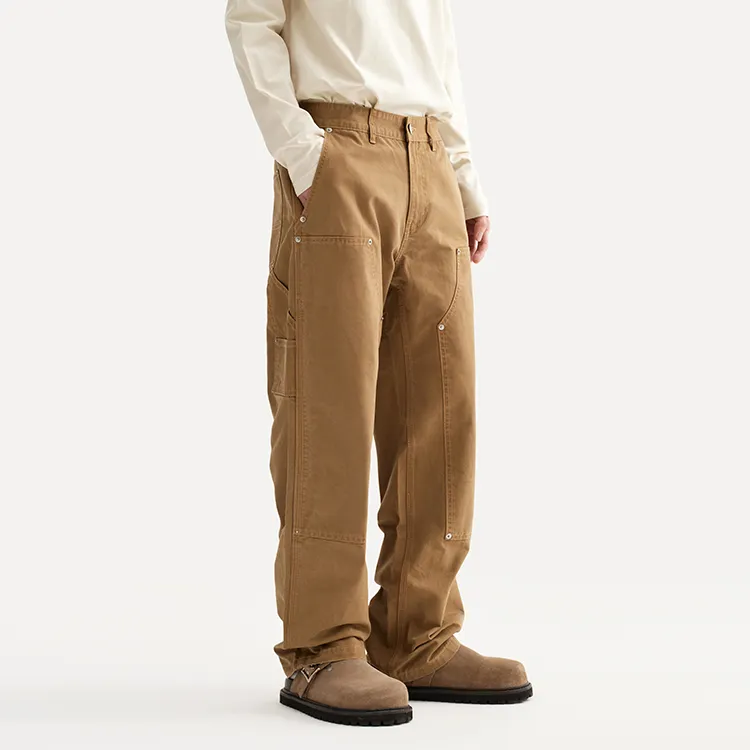 REDCHARCOAL Casual Pants Men's Khaki-3
