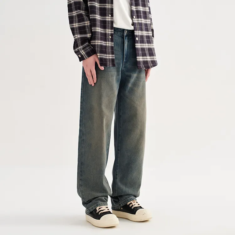 REDCHARCOAL Jeans Men Blue-3