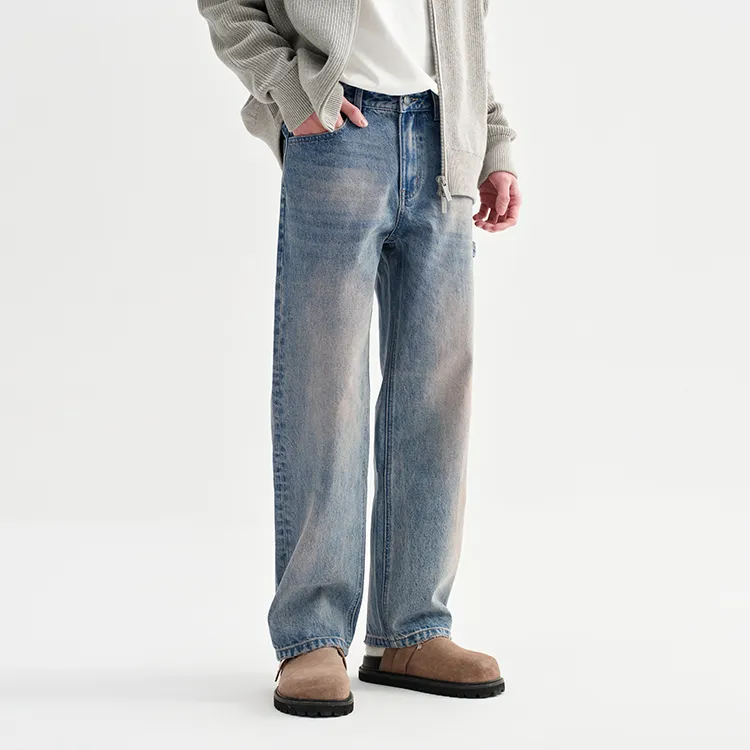 REDCHARCOAL Jeans Men Blue-4