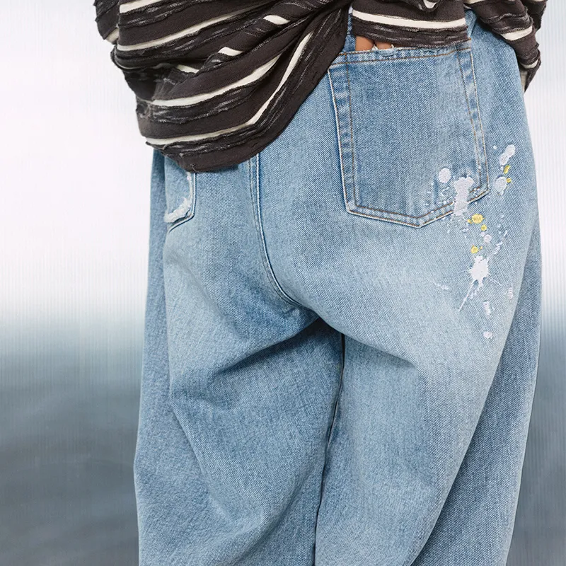NST NONSTOP Jeans Unisex Washed Blue-8