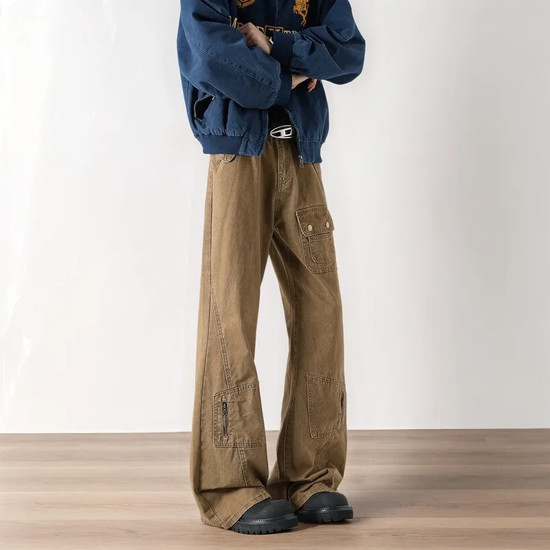 CIZA Casual Pants Unisex Brown-3