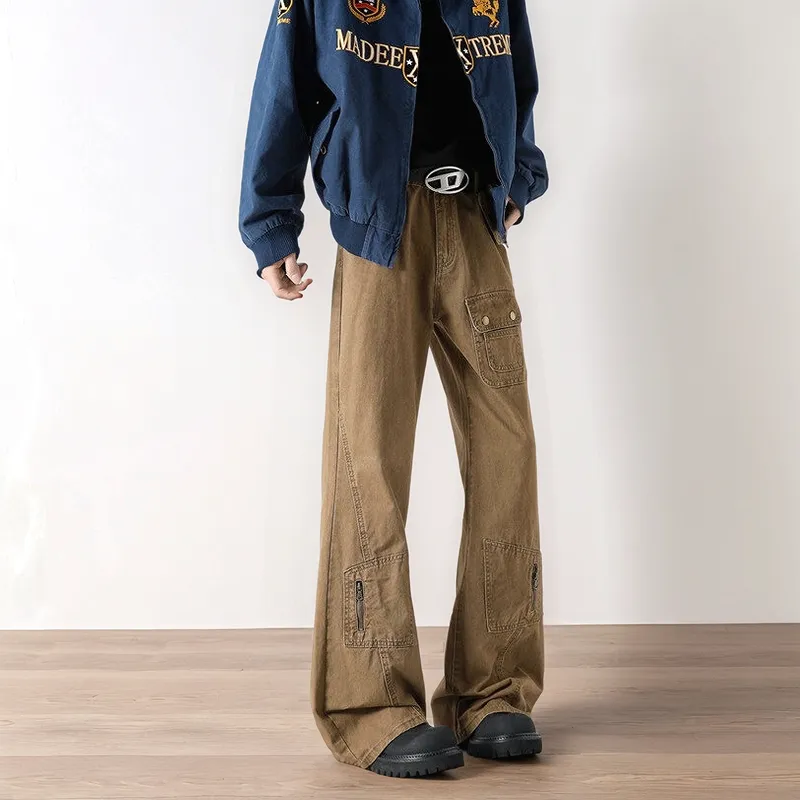 CIZA Casual Pants Unisex Brown-6
