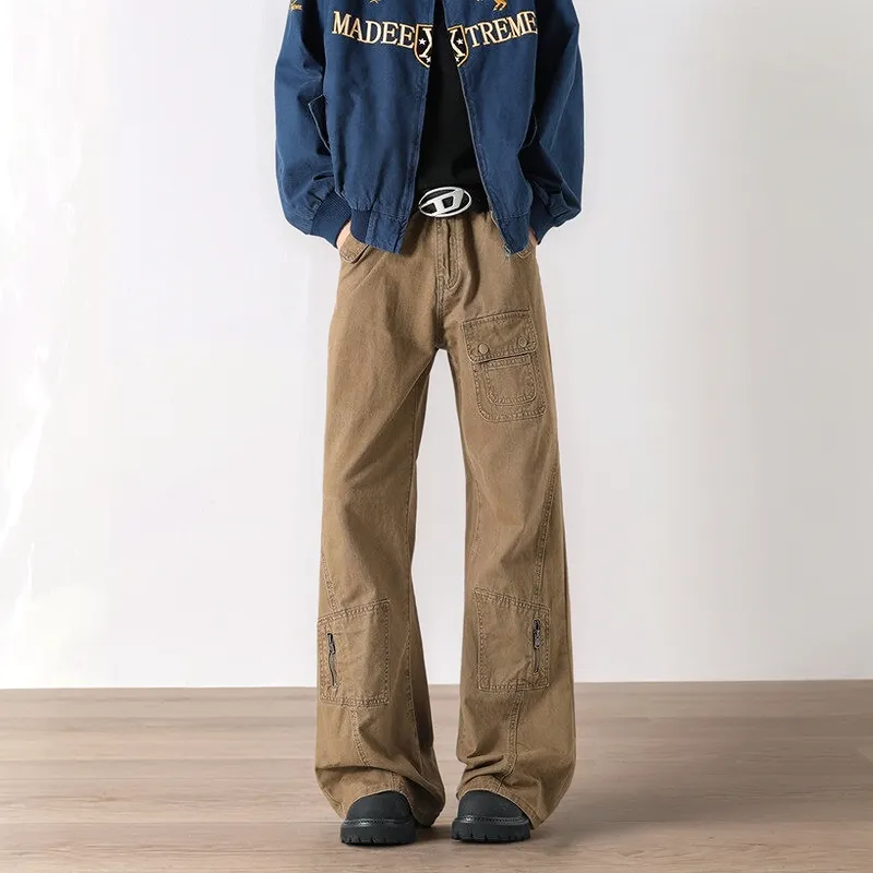 CIZA Casual Pants Unisex Brown-2