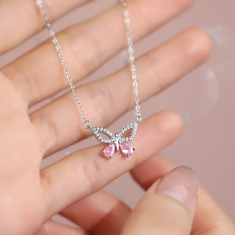 Good Quality S925 Silver Necklaces Women's-3